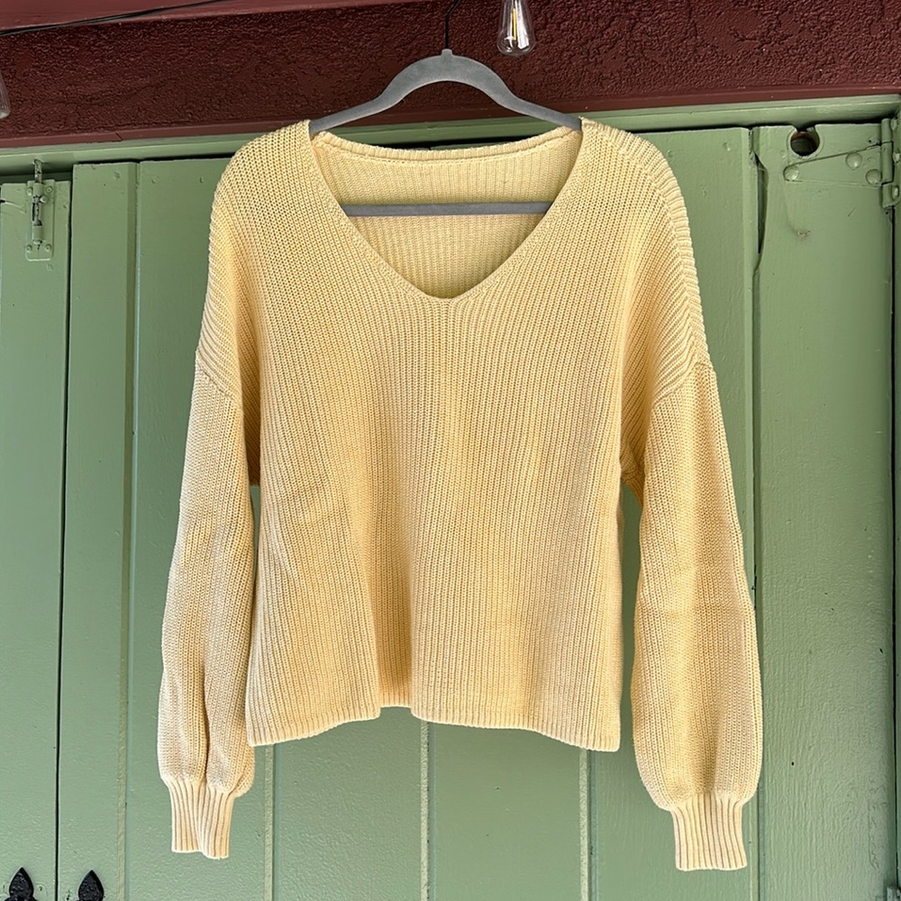 Vintage Yellow Sweater